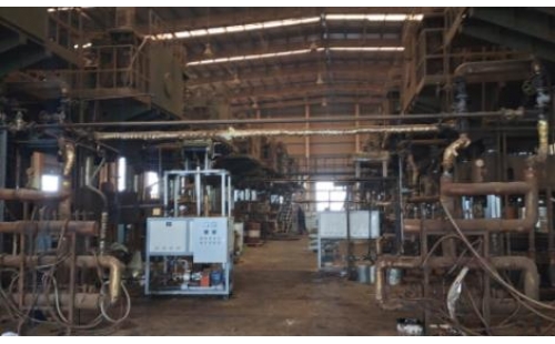 2024年2月28日江蘇臺州導熱油鍋爐系統整體排油清洗