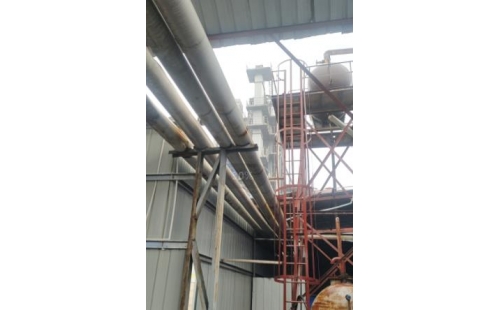 2024年3月3日江蘇常州瀝青拌合站12噸導熱油鍋爐系統