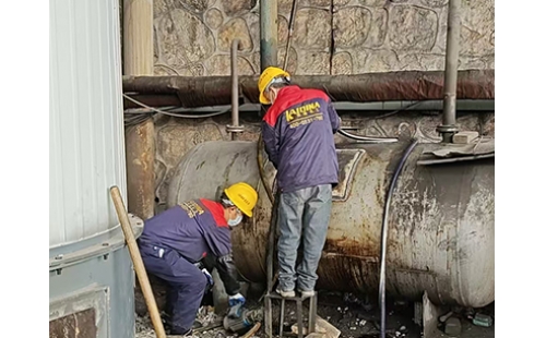 2025年1月15日湖南懷化碳素廠導熱油鍋爐系統清洗結束