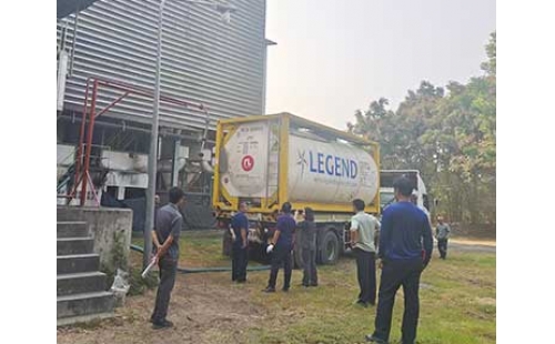 2025年4月20日泰國曼谷140噸導熱油鍋爐系統清洗工程