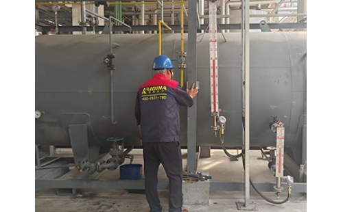 2025年5月1日江蘇150噸導熱油系統【導熱油脫重罐】安裝完畢